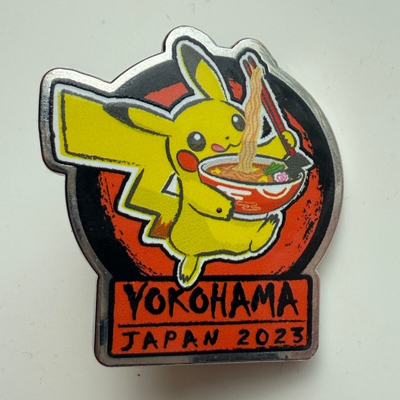 Pikachu Pin Yokohama Pokemon World Championships Japan 2023 Promo Pin - Picture 1 of 8